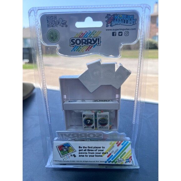 World’s Smallest Sorry! – Miniature Classic Board Game for 1–2 Players - Picture 3 of 4